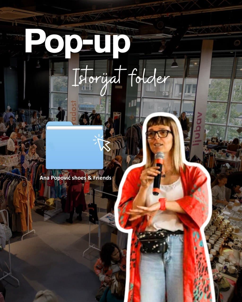 Ana Popovic Shoes and Friends Pop Up Market