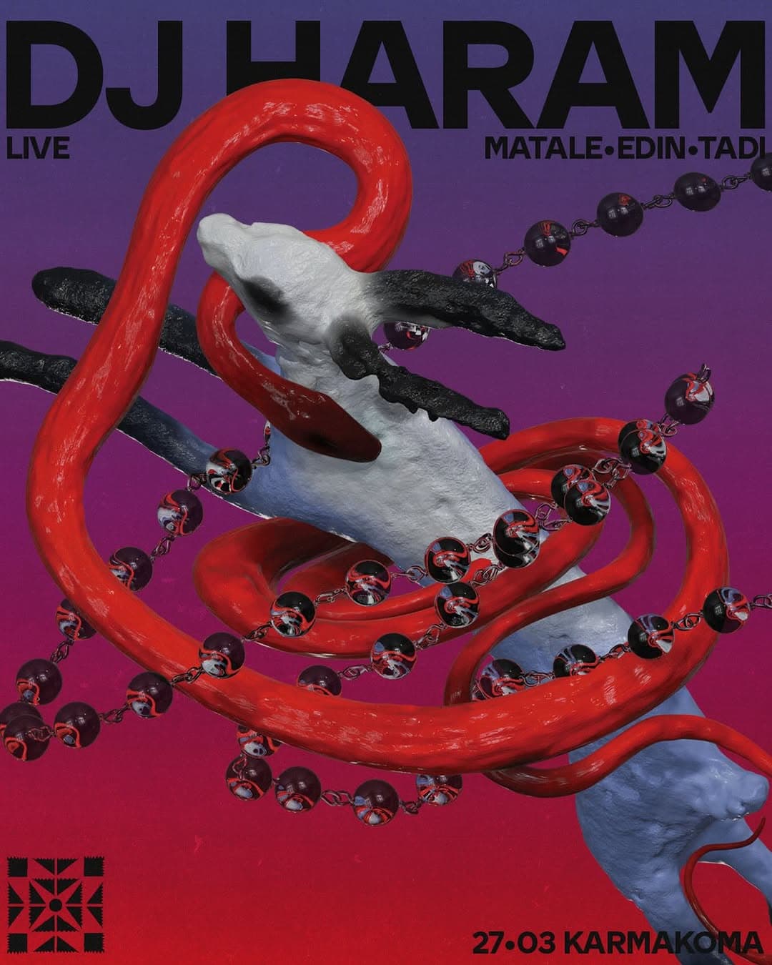 DJ Haram with Edin, Matale and Tadi