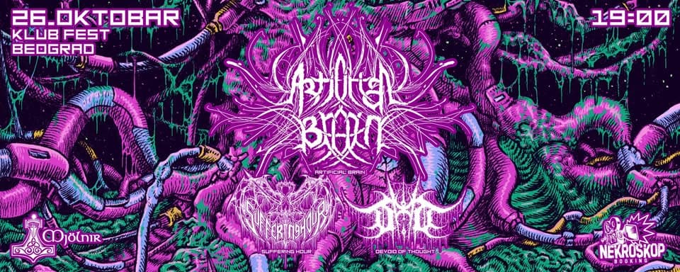 Artificial Brain, Suffering Hour + Devoid of Thought