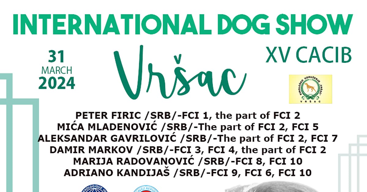 International Dog Show Cacib Vršac