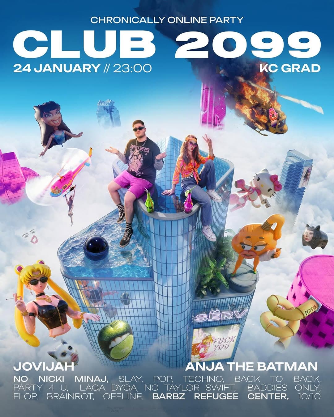 Club 2099 Chronically Online Party