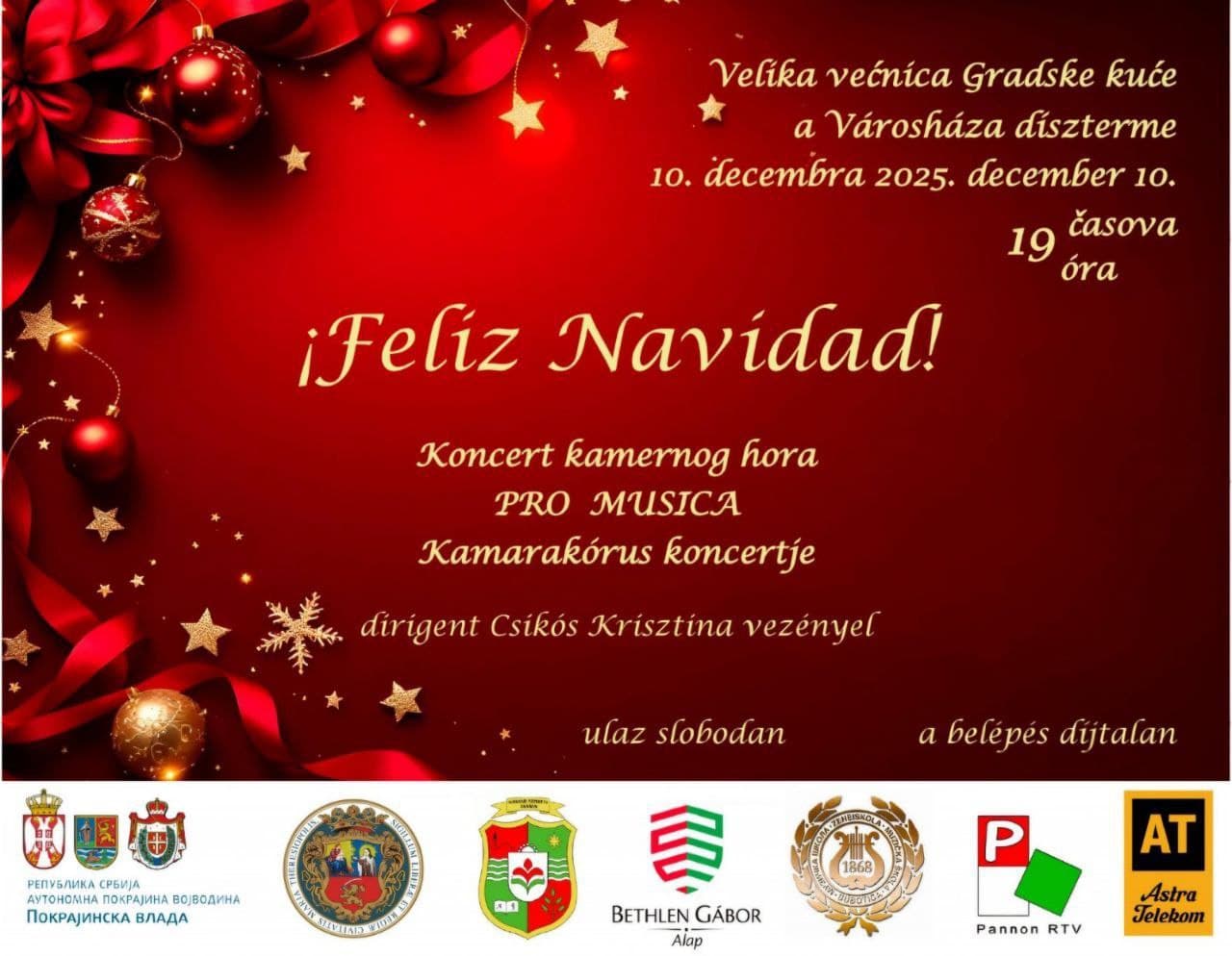 Big Christmas Concert of the Chamber Choir PRO Musica