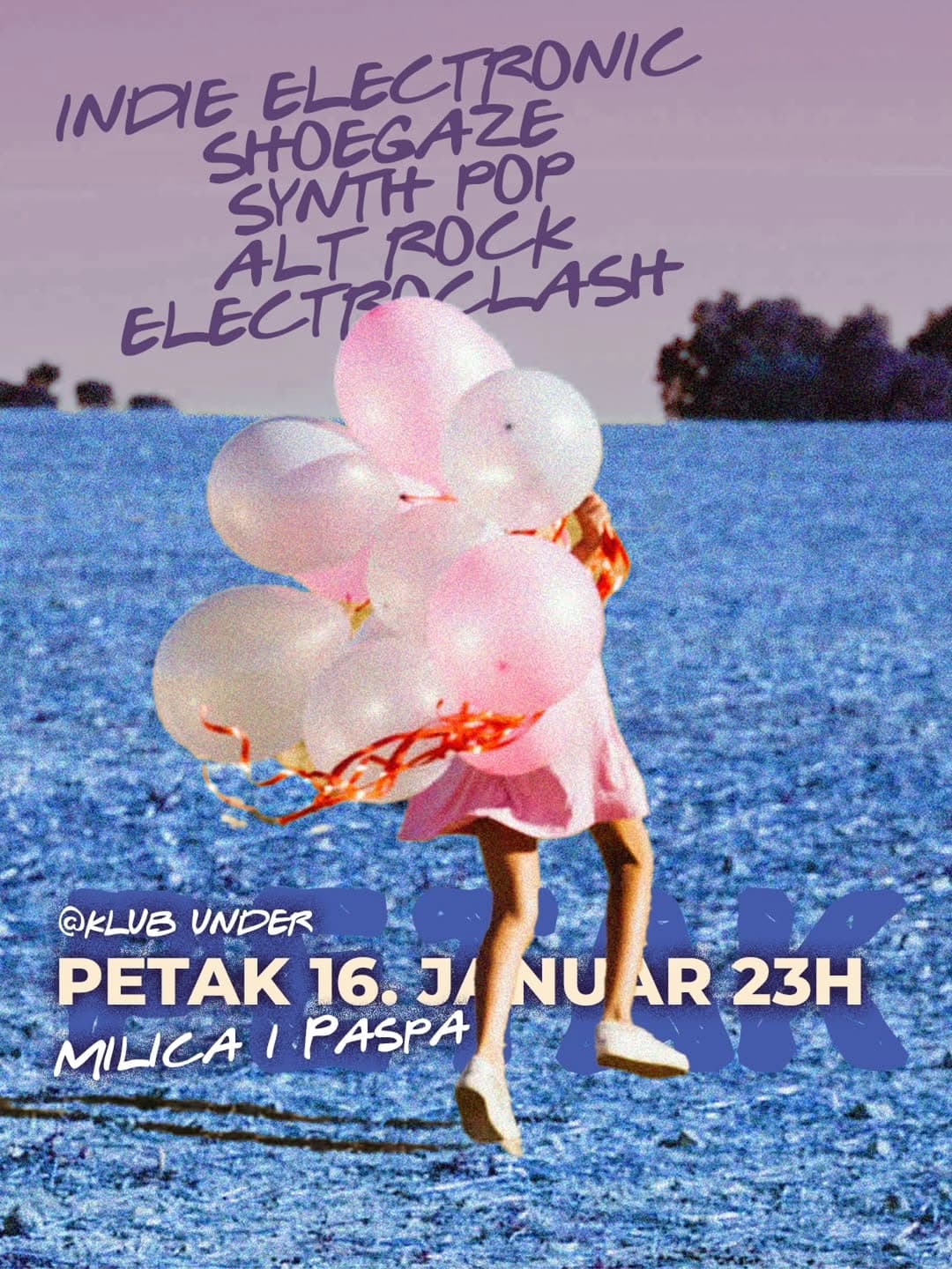 Elektro beats of gentle guitars and dancing bass