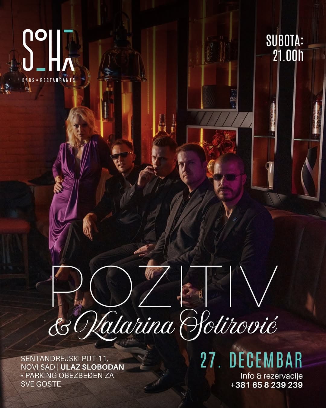 Soha Live Sotirovicka and Pozitiv Bend
