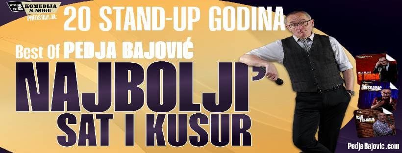 Pedja Bajovic 20 years of stand-up