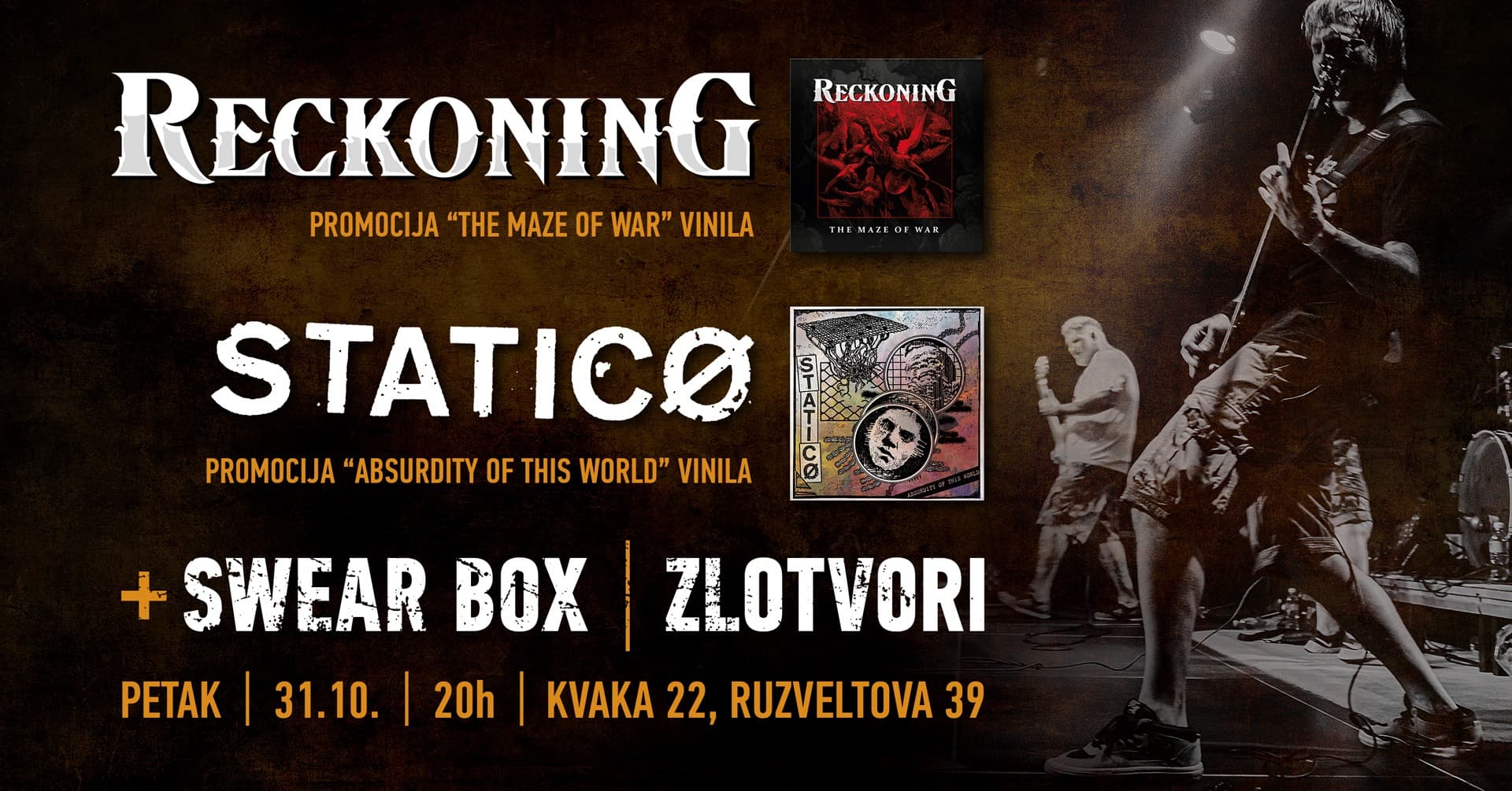 Reckoning and Statico Vinyl Promotion