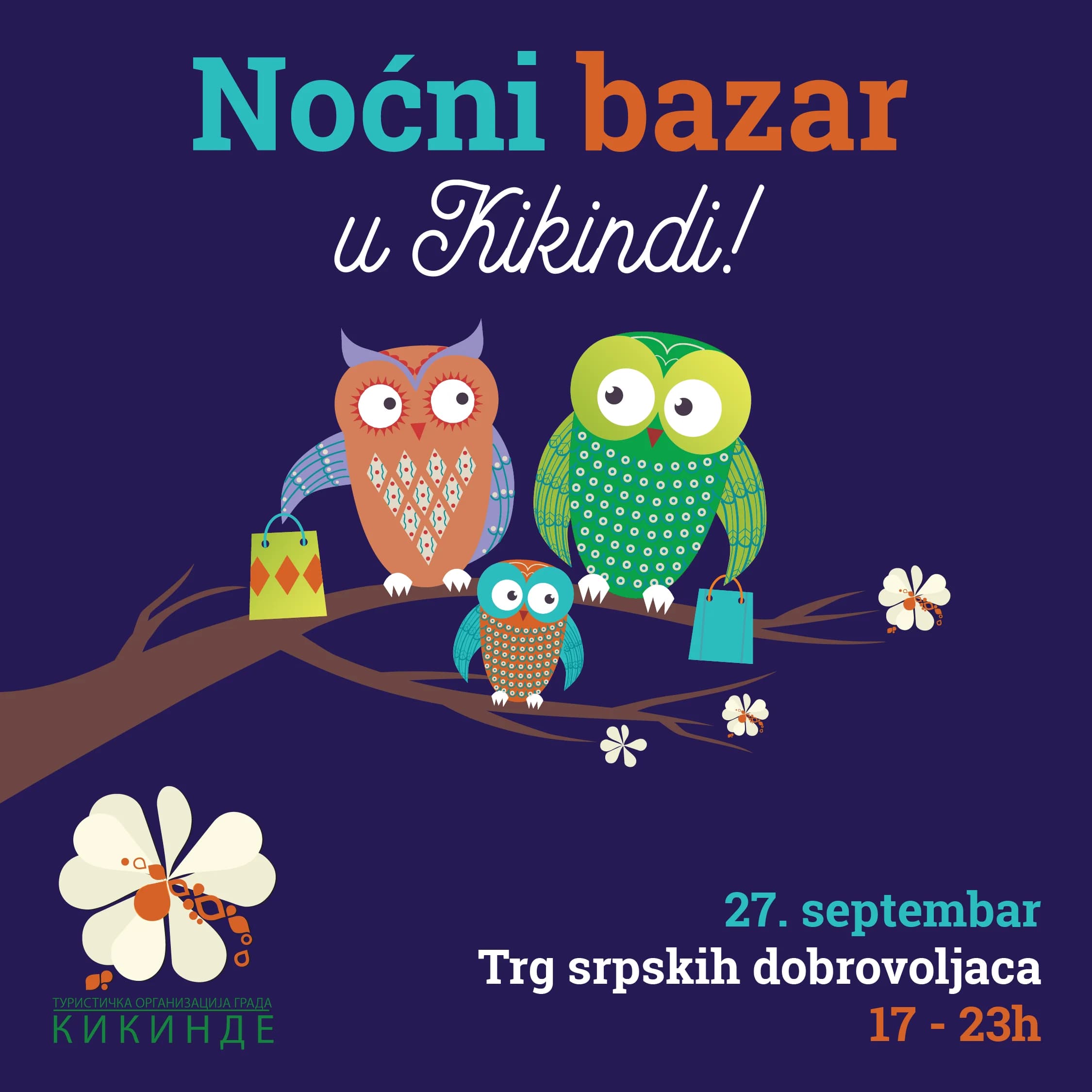 Night Bazaar in Becej