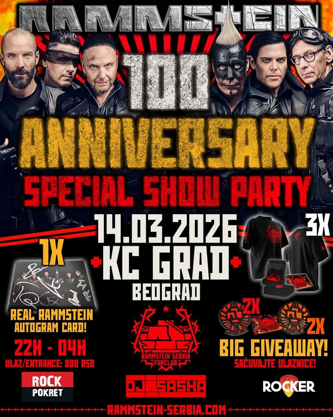 Rammstein 100 Anniversary Show