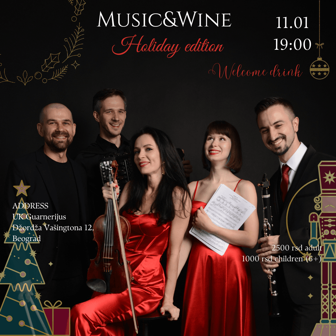 ✨ Music &amp; Wine “Holiday Edition”🎄