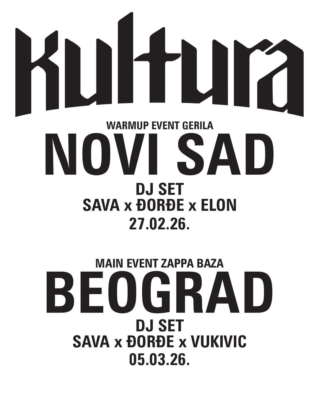 Kultura Warmup Novi Sad
