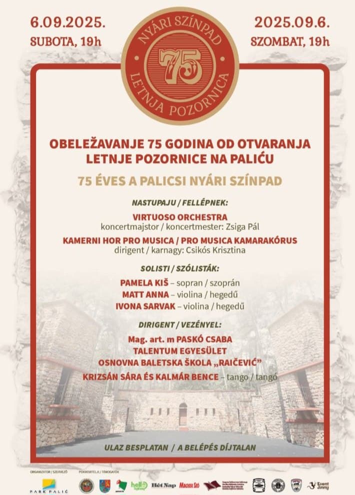 Summer Stage at Palic 75th Anniversary