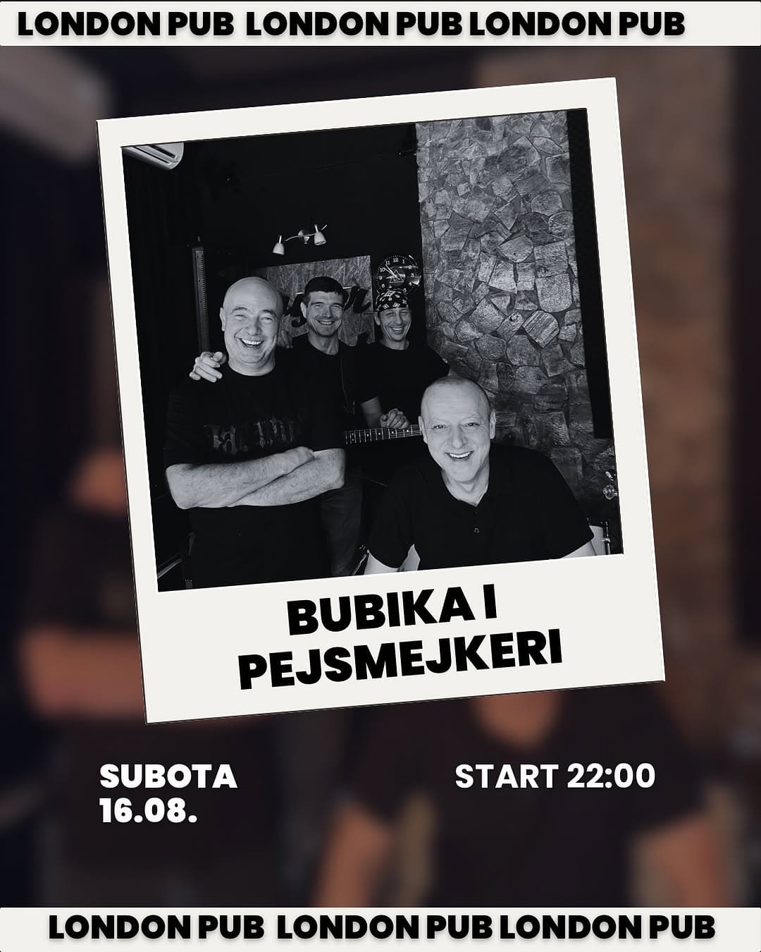 London Pub Event with Bubiku and Pejsmejkere