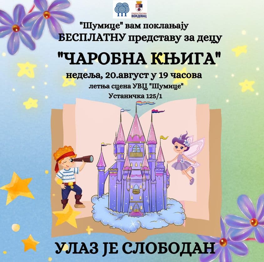 Бесплатна Представа ЗА Децу "Чаробна Књига"