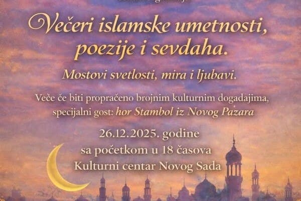 An Evening of Islamic Art, Poetry, and Sevda Bridges of Light, Peace, and Love