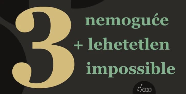 Exhibition 3 plus impossible