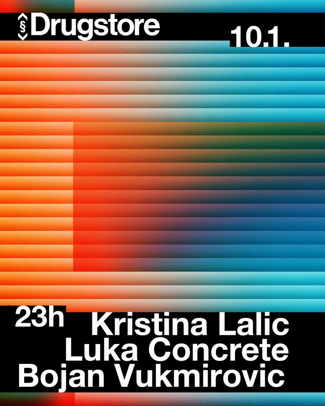 Kristina Lalic Luka Concrete and Bojan Vukmirovic at Drugstore