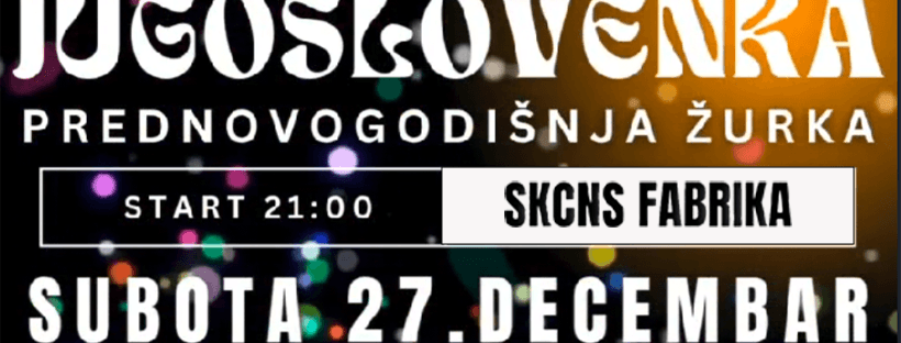 Yugoslavian pre-New Year's Eve party