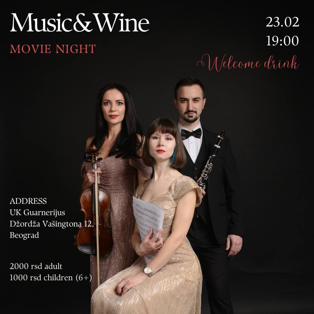 Unforgettable Evening "Movie Night" by "Music & Wine"!