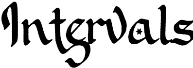 Intervals